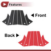 Ford Mach-E Carbon Fiber Black Door Pillar Window Trim (2021-2022)