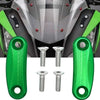 Kawasaki NINJA400 Green Rearview Mirror Block Off Plates (2018-2021)