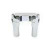 Harley Dyna, Road Glide 3.5" Chrome Handlebar Riser & Top Clamp (2006-2023)