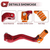 Kayo T2 Folding Shifter Lever Red Orange Silver