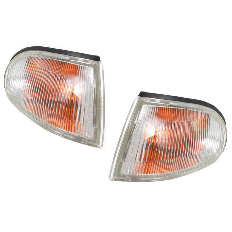 Corner Light Indicator Lamp L+R Fits Mitsubishi Lancer Mirage Sedan 1992-96 D06
