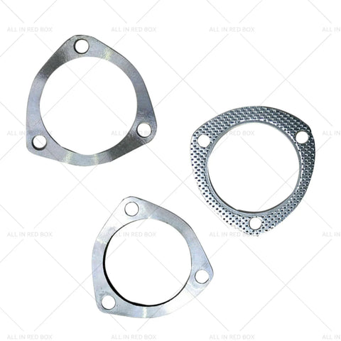 Universal 3" Exhaust Flange Plate Gasket 3 Bolt Stainless Steel