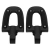 Harley Softail Fat Boy Matte Black Rear Passenger Footpegs (2018-2025)