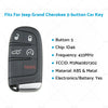 Jeep Grand Cherokee Transponder Key (2014-2019)