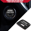 Chevrolet Black Carbon Fiber Pattern Engine Start Stop Button Cover Sticker