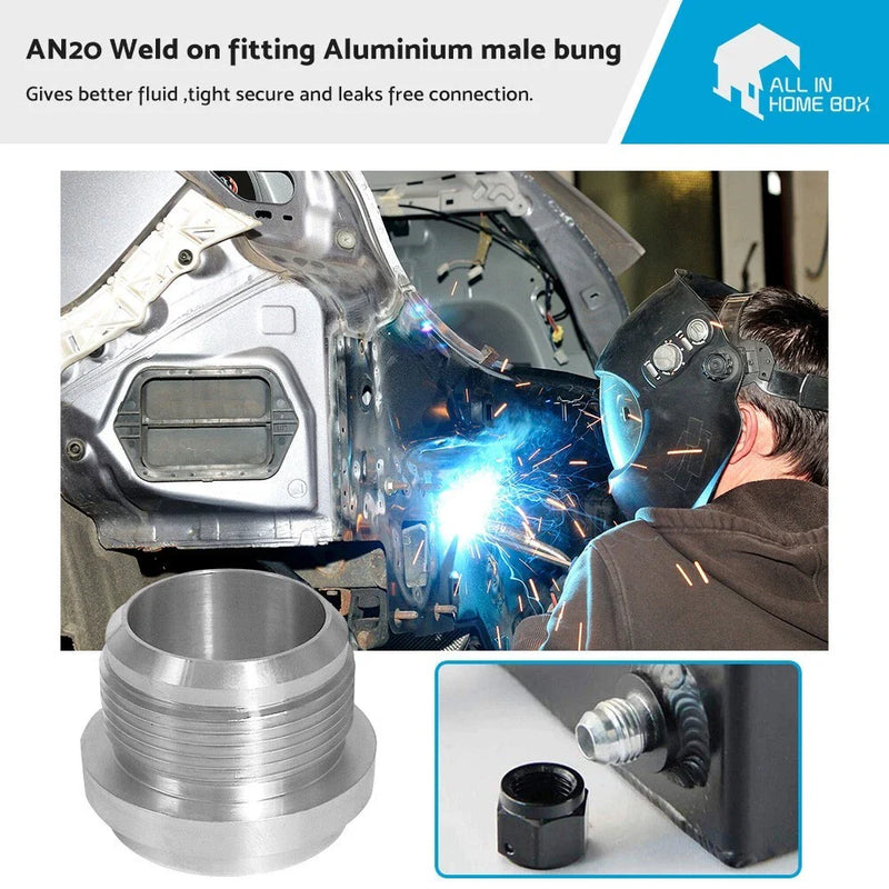 Various Makes & Models AN20 Male Aluminium Weld-On JIC Bung Fitting