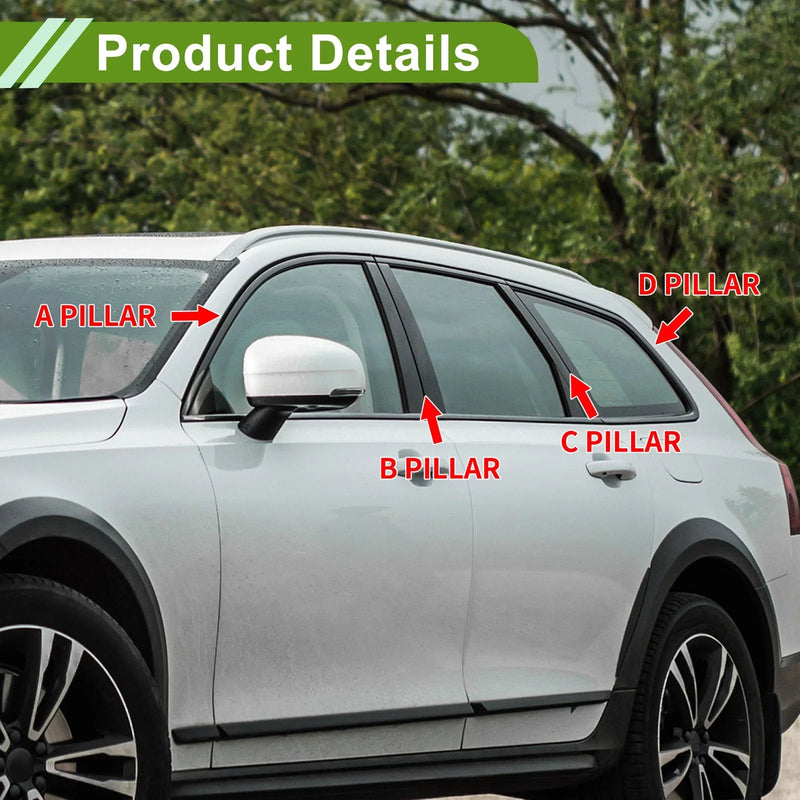Chevy Cruze (2017 - 2021) Carbon Fiber 16 Pcs Pillar Window Trim
