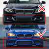 BMW F10 M5 Carbon Fiber Front Bumper Corner Splitter Lip (2011-2017)
