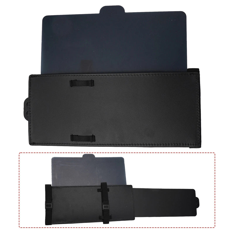 Vehicle Black Shield Sun Extend Visor 12.2-21.6inch 1 Pc