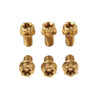 Motorcycle Bike 6pcs M8x35mm Titanium Torx Head Flange Screws