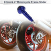 Motorcycle 0.63" Aluminum Alloy Plastic Motorcycle Slider Frame