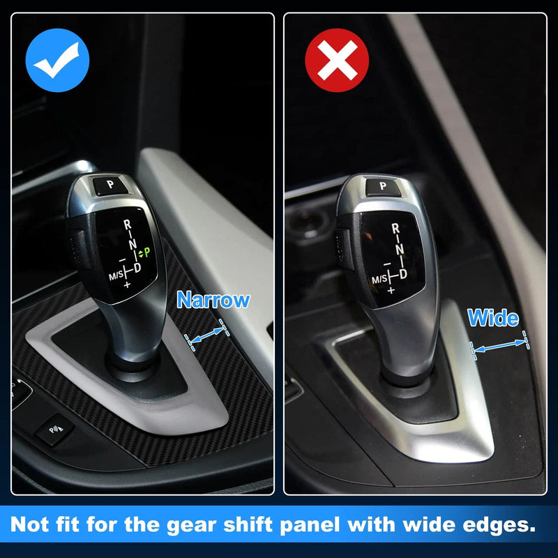 BMW F30 F31 F32 F33 F34 Carbon Fiber Pattern Gear Shift Panel Bezel Frame (2012-2019)