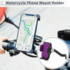 Rearview Mirror Purple Motorcycle Phone Mount 4.7-7.2in