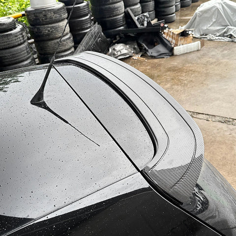 VW Golf 5 GTI R32 Carbon Look Rear Boot Spoiler Lip (2003-2009)