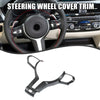 BMW F20 F21 Carbon Fiber Pattern Black Steering Wheel Cover Trim Frame