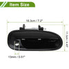Honda Civic 1996-2000 Black Front Right Plastic Exterior Door Handle