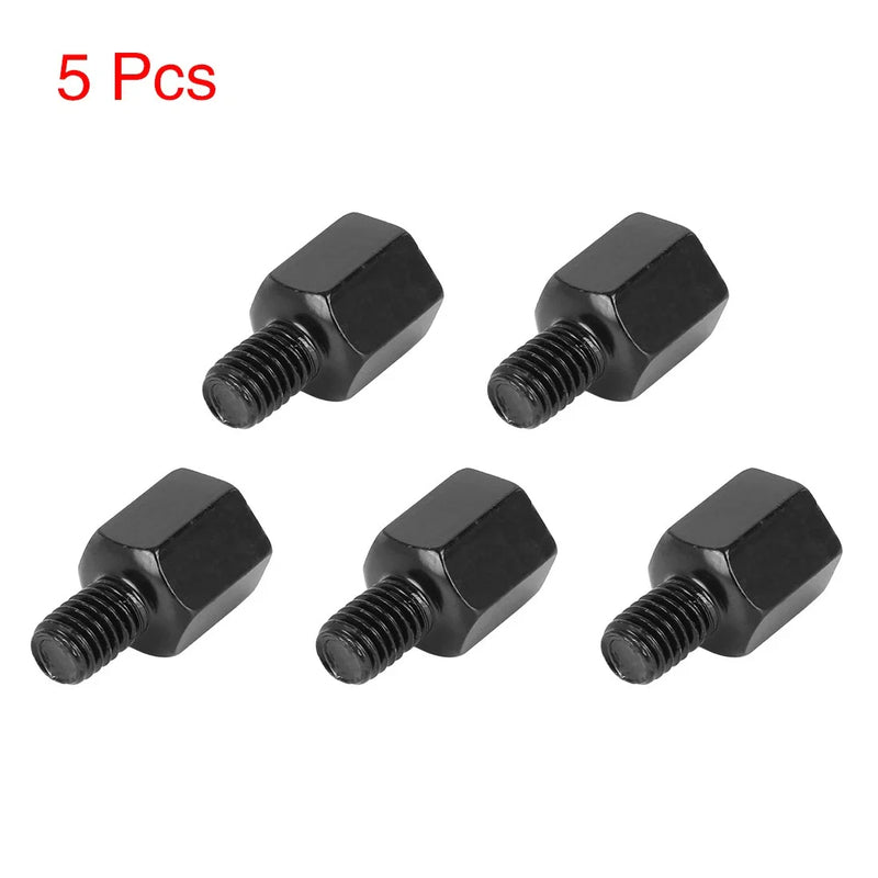 Motorcycle 5pcs 8mm LH to 8mm RH Rearview Mirrors Adapter Bolt Screw