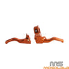 Harley Iron 883 Roadster Orange Handlebar Hand Brake Clutch Lever Kit (2014-2022)