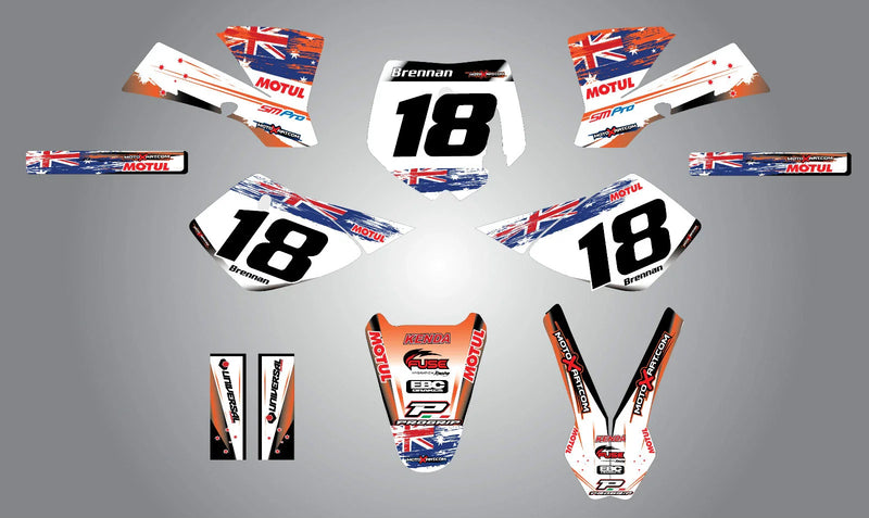 KTM 50 SX Custom Graphic Kit - AUSSIE PRIDE (2002-2008)