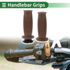 Motorcycle 7/8" 22mm Hand Grips Cover TPU Brown
