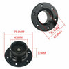 Universal Billet Fuel Filler Neck Pop-Up Gas Cap (Fits Most Vehicles)