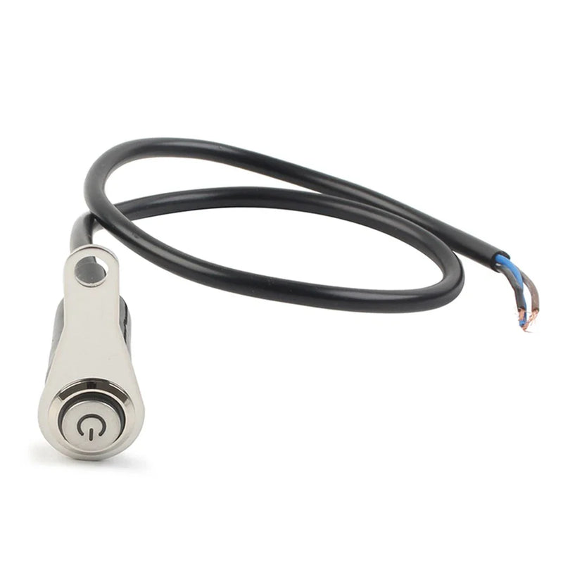 Motorcycle Handlebar Headlight Fog Light Red Push Button ON/OFF Switch