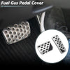 Jeep Grand Cherokee (2022-2025) Silver Tone 2 x Auto Foot Pedal Pads Covers