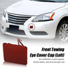 Nissan Sentra Red Front Bumper Tow Hook Eye Cover (2013-2016)