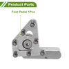 Honda CRF50 Silver Tone Motorcycle Foot Pegs (2004-2023)