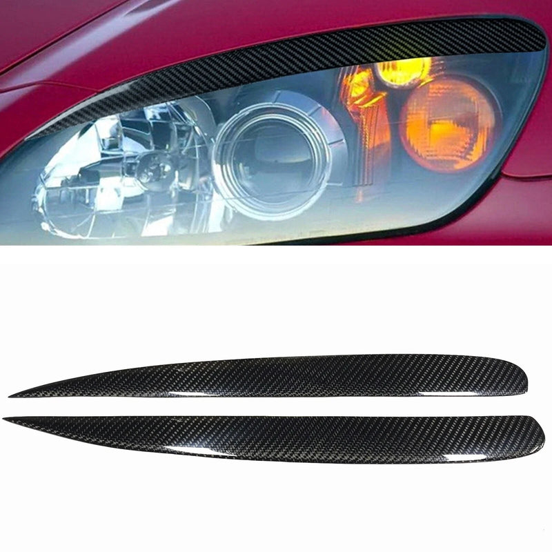 Honda S2000 (2000-2008) Carbon Fiber Headlight Eyelid Trim Cover