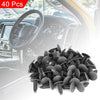 Toyota 40pcs Gray Plastic Bolt Rivets Trim Panel Clips
