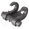 Car - Black Plastic Seat Hook Hanger (Fits Most Vehicles)