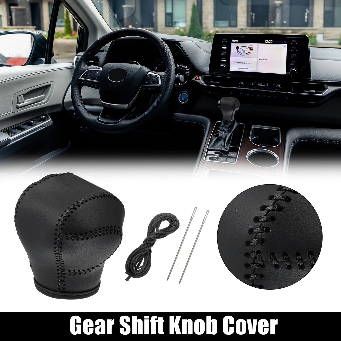 Gear Shift Knob Cover Trim for Toyota Sienna (2021-2022)