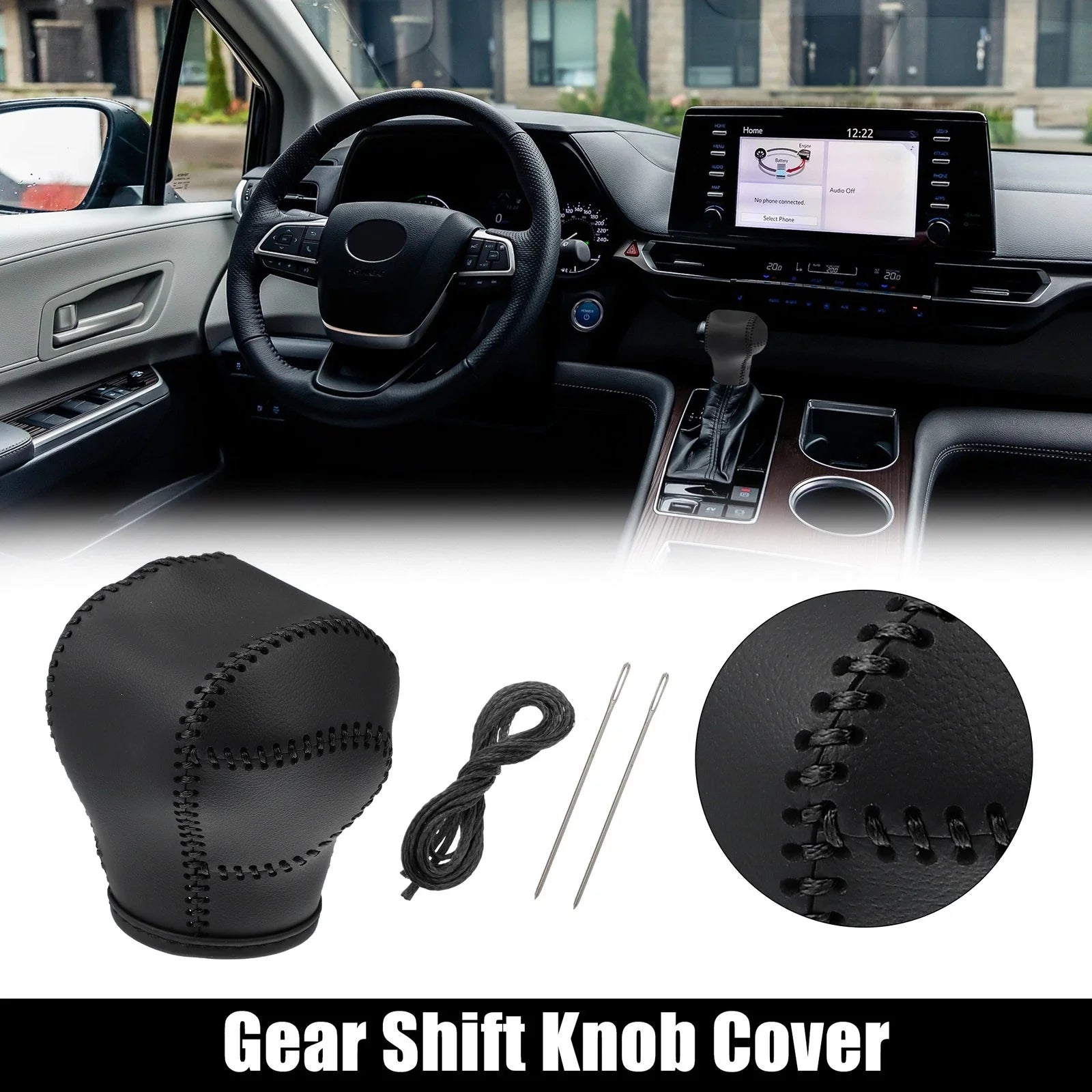 Gear Shift Knob Cover Trim for Toyota Sienna (2021-2022)