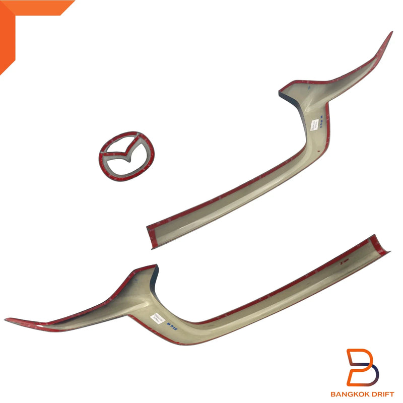 Mazda BT-50 Matte Black Front Lower Grille Trim Cover (20-23)