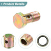 Motorcycle 2 x Hollow Bolt Screw with Washer M12x1.25 32mm