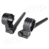 Motorcycle Black 37mm Clip On Handlebar Fork Tubes (Universal)