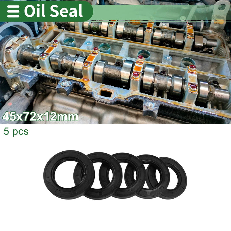 Make Model Oil Seal 45x72x12mm NBR Black Rotary Shaft Seal