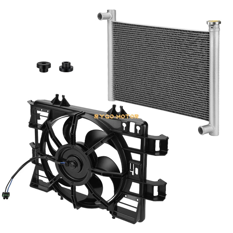 Polaris Sportsman 550 850 Aluminum Radiator + Cooling Fan Assembly (2009–2025)