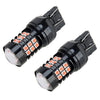 Car 7443 Red LED Brake Stop Tail Parking Light Bulbs