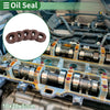 Rotary Shaft Oil Seal 10x20x5mm Fluorine Rubber Seal Ring 5 Pcs