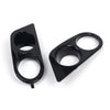 BMW E46 M3 Glossy Black Front Fog Light Covers (2001-2006)