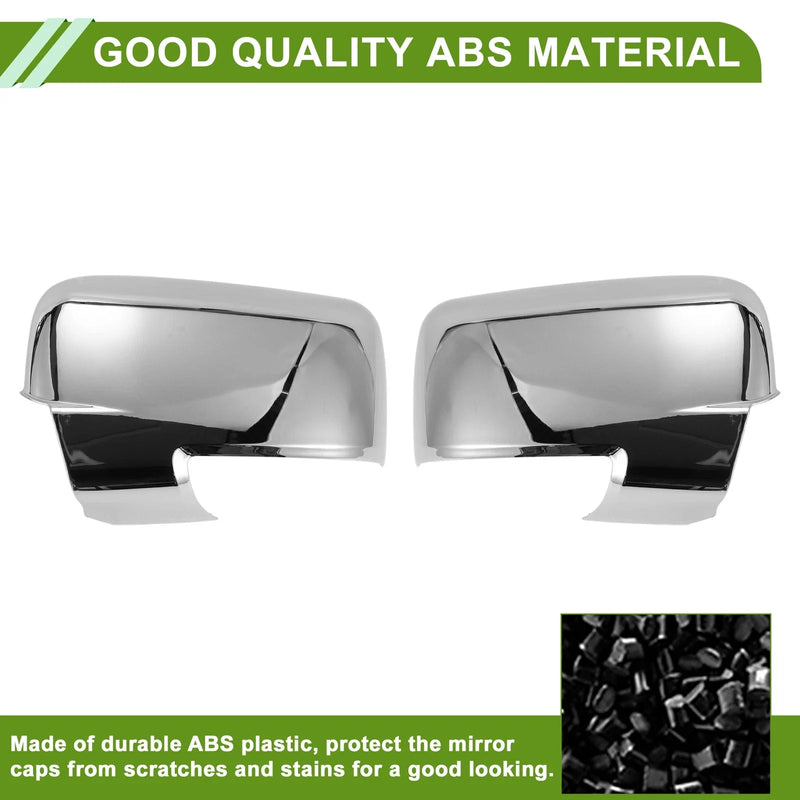 Dodge Left/Right Mirror Cover Cap Replacement Electroplating Color