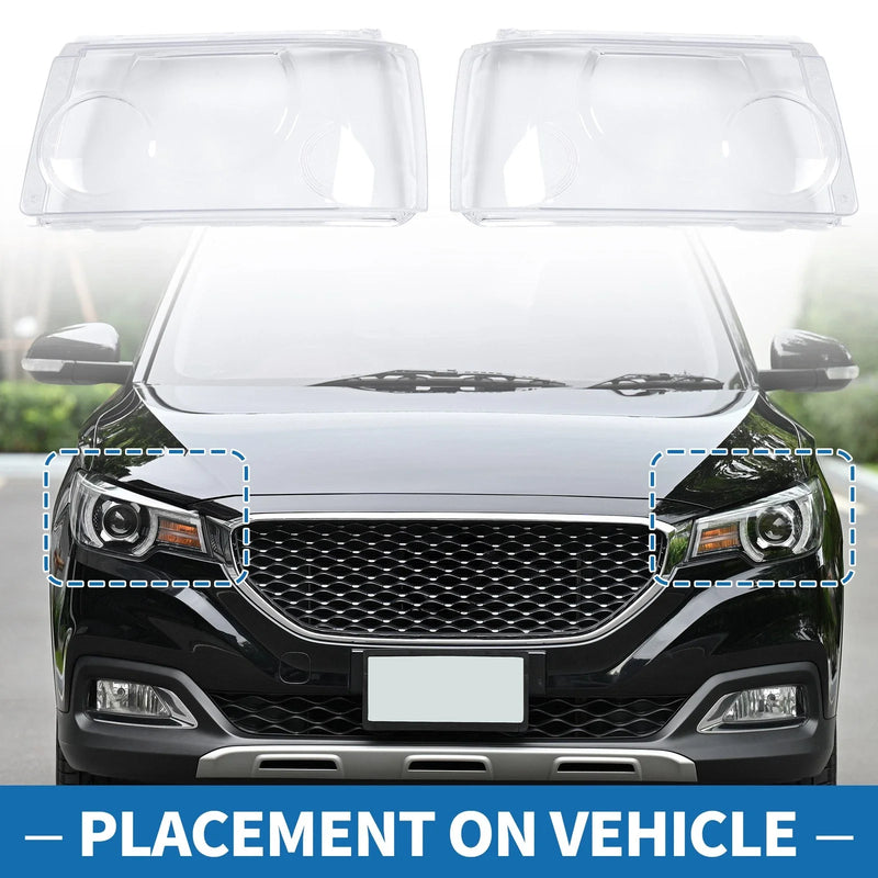 Land Rover Range Rover Sport Front Left Right Headlight Lens Covers (2006-2013)