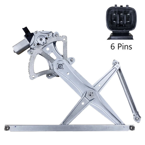 Mitsubishi Triton Front Right Window Regulator W/ Motor 6 Pin (2006–2015)