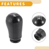 Ford Focus (2005-2012) - Plastic Black White 6 Speed Manual Gear Shifter Knob