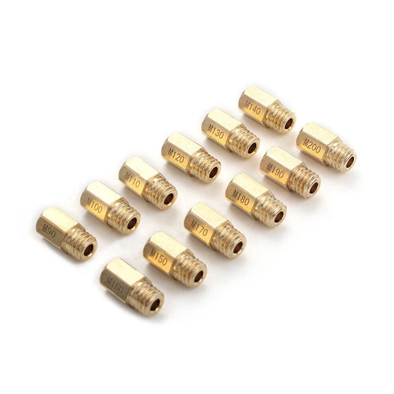 Mikuni VM TM Carb (90-200) Motorcycle Parts 12 x Carburetor Main Jets