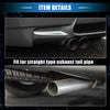 BMW 328i 325i E90 (2007-2010) Silver Tone Car Exhaust Tips