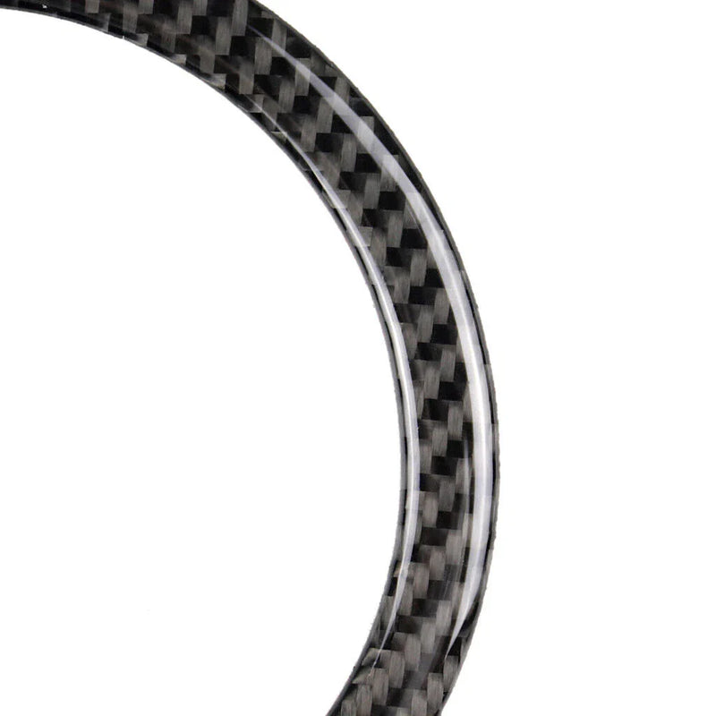 Mini Cooper R55 R56 R60 R61 Carbon Fiber Steering Wheel Sticker Cover (2007-2021)