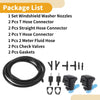 Ford Fiesta Windshield Washer Nozzle Kit  Gaskets (2011-2022)
